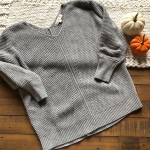 LOFT Grey Knit Sweater